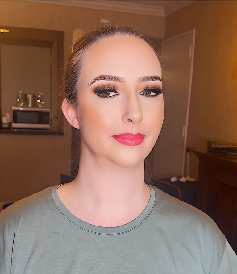 Soft everyday glam makeup application